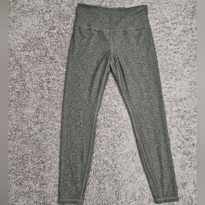 Athleta Elation Tight Leggings Women’s M Olive Green Textured Print High Rise